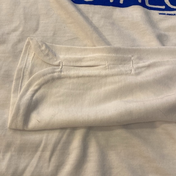 Under Armour Kansas City Royals white & blue long sleeve tee shirt size M - Picture 6 of 10